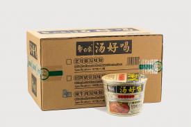 Лапша быстрого приготовления BaiXiang со вкусом острого говяжьего супа 107 гр