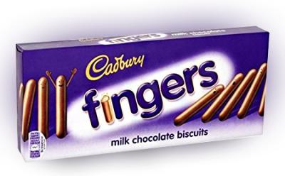 Шоколадные палочки Cadbury Fingers Keepers 114 грамм