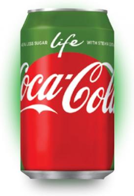 Напиток Coca-Cola life Кола Лайф 330 мл