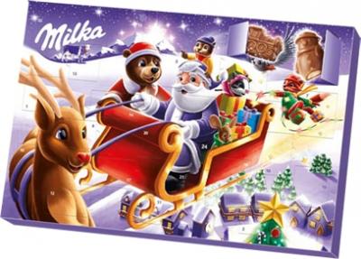 Конфеты Milka Advents kalender (календарь новогодний) 200 грамм