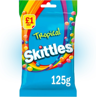 Драже жевательное Skittles Tropical 125 гр