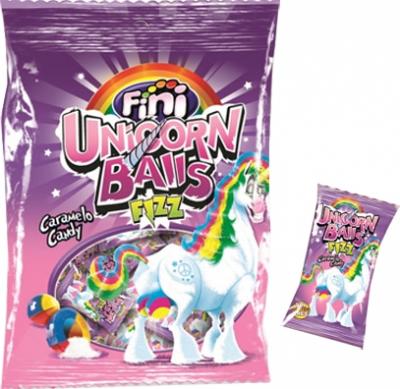 Карамель леденцовая FINI Unicorn balls Яйца Единорога кислые 80 грамм